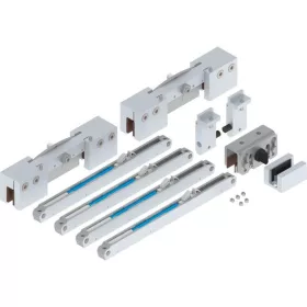   Vasalatszett üveg 8-12-76 mm Helm GT-S 150 sín nélkül 150kg ezüst eloxált