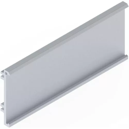 HELM 140 adapterdarab a homlokzati vagy távtartó profilhoz ezüst eloxálva