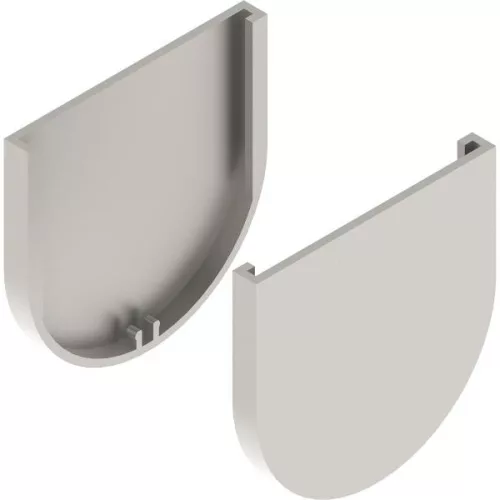 SOLIDO 100 takaró sapkakészlet üvegpont rögzítés kerek nemesacélhatás