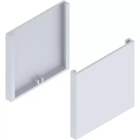   SOLIDO 100 takaró sapkakészlet üvegpont rögzítés szögletes ezüst