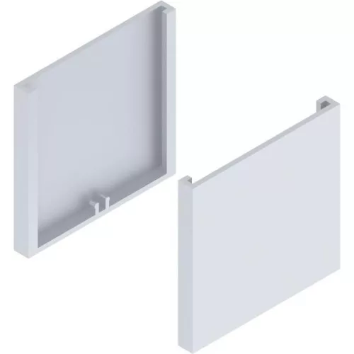 SOLIDO 100 takaró sapkakészlet üvegpont rögzítés szögletes ezüst