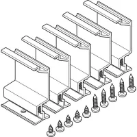 Sliding shade hardware