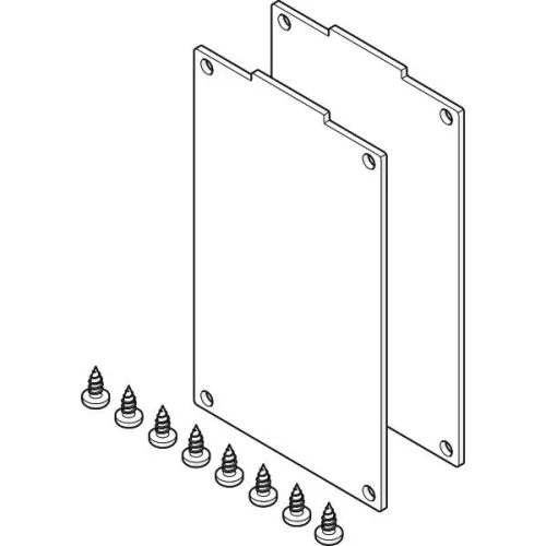 Homlokzati takaró HAWA-Frontslide 60/A /maticmennyezeti rögzítéshezezüst elox