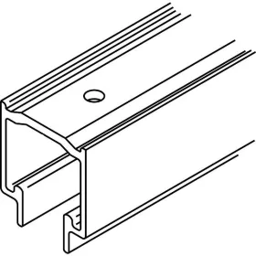   Futósín HAWA-Centerfold/Variofold 80/H méretre színtelen eloxált alumínium