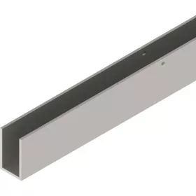   SOLIDO 100/HELM 140/GT-S 150 U-előlap méretre vágva L=6000 mm nemesacél hatás