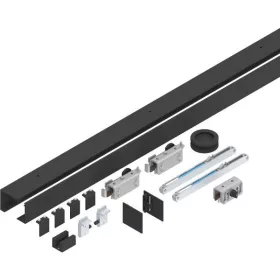   HELM GT-L 50 szerelvénykészlet üveg 8-10 mm L=2000 mm fal 50 kg alu fek matt