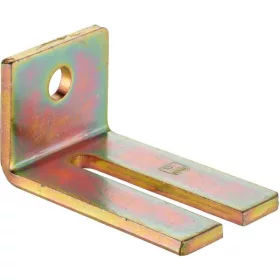 Rögzítő sarokvas HELM 104 WD sárgára passzivált acél