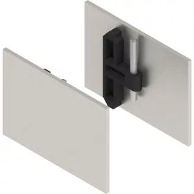   HELM GT-L fedősapka szett az oldalsó panelhez alumínium nemesacél hatású