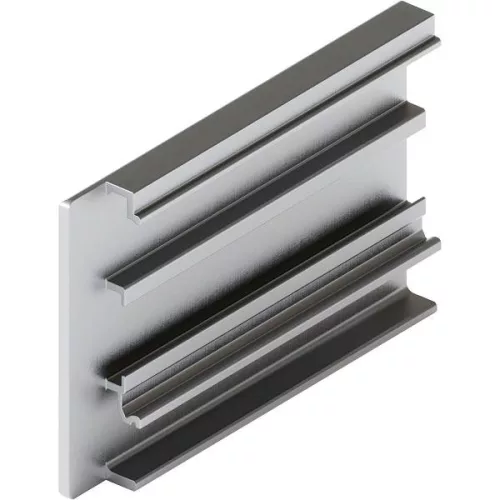 HAWA Junior 80/100 B takarósapka klipes előlaphoz 60 mm balos ezüst