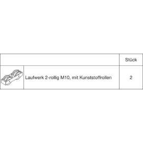 HAWA Junior 100 futóműszett (30064)