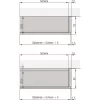 HAWA Junior 100/B  vasalatszett fához SoftStop SoftStop/SoftMove +20 mm (30232)