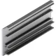 HAWA Junior 100/B Acoustics takarósapka klipes előlaphoz 95 mm balos ezüst