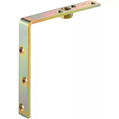 Tartó sarokvas HELM 395 lyuk-? 54 mm sárgára passzivált acél