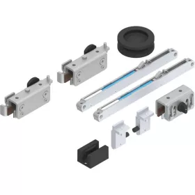   HELM vasalatszett GT-L 50 üveg 8-10mm sín nélkül 50 kg matt fekete