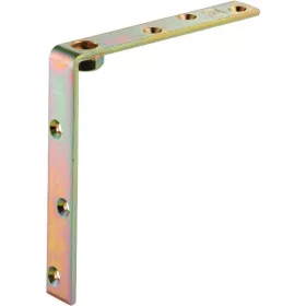   Tartó sarokvas HELM 494 lyuk-? 7 mm sárgára passzivált acél