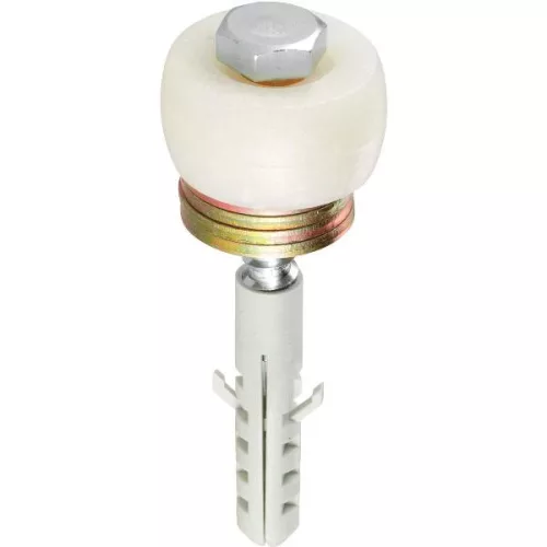 HELM 459 DÜ vezetőgörgő fehér műanyag