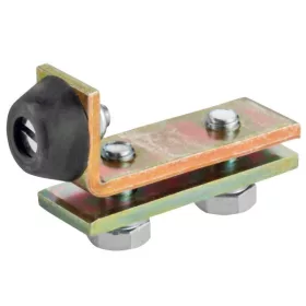 Sínütköző HELM 1500 P sárga passzivált acél