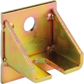   Rögzítő sarokvas HELM 604 W egyes sárgára passzivált acél