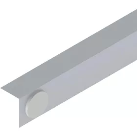   HELM GT távtartóprofil 9 mm méretre vágva ezüst eloxált