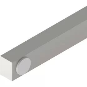   HELM GT távtartó profil 9 mm méretre vágva nemesacél hatású