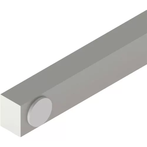 HELM GT távtartó profil 9 mm méretre vágva nemesacél hatású