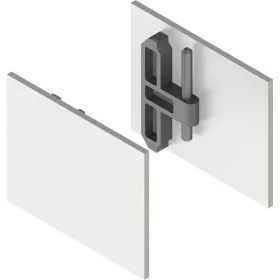   HELM GT-L fedősapka szett 9 mm-es távtartó profilhoz nemesacél hatású