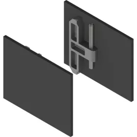   HELM GT-L takarósapka szett 9 mm-es távtartó profillal matt fekete