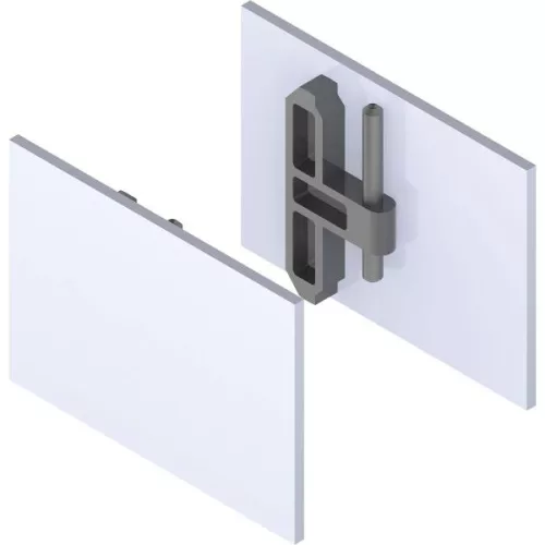 HELM GT-L fedősapka szett 15 mm távtartó profillal ezüst eloxált