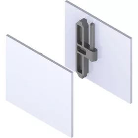   HELM GT-S 150 takarósapka szett 15 mm-es távtartó profillal ezüst eloxált