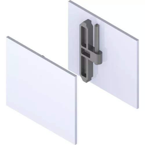 HELM GT-S 150 takarósapka szett 15 mm-es távtartó profillal ezüst eloxált