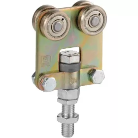   Tolóajtó görgő HELM 624 kétpáros két pár forgócsapágyakkal horg. acél sárga