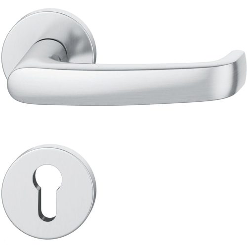 FSB kilincsganitúra 12 1045 ASL PZ rozettán rozsdamentes acél matt