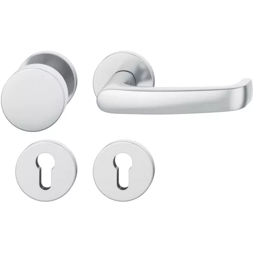 FSB tűzgátló váltógarnitúra 79 1045 AGL DIN PZ balos rozsdamentes acél matt