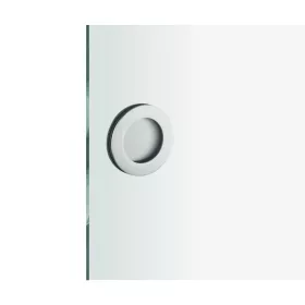   Üvegtolóajtókagyló 4256 kerek 10 mm üevghez ?75mm nyitott nemesacél