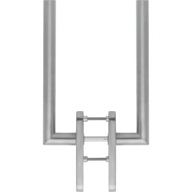   HOPPE AMSTERDAM emelő-toló garnitúra kilincs/kilincs PZ 75-80 mm nemesacél