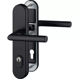   HOPPE AMSTERDAM biztonsági kilincsgarnitúra PZ88 62-72 mm fekete