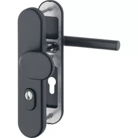   HOPPE AMSTERDAM biztonsági gomb/kilincs garnitúra PZ72 37-47 mm matt fekete