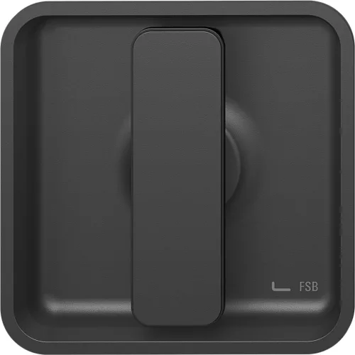 FSB tolóajtó kagyló 42 4263 szögletes alumínium fekete matt