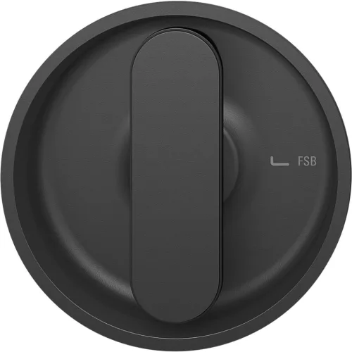 FSB tolóajtó kagyló 42 4264 kerek alumínium fekete matt