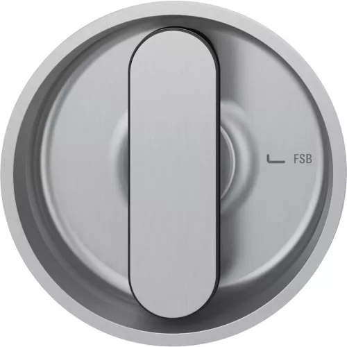 FSB tolóajtó kagyló 42 4264 kerek rozsdamentes acél matt