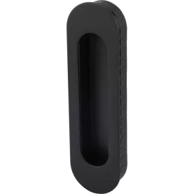   MARCHESI tolóajtó kagylófogantyú 155 x 45 x 2 mm nemesacél fekete