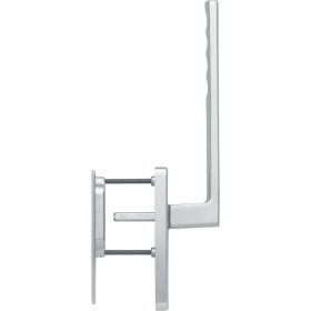   HOPPE TOULON emelő-toló garnitúra kagylófogantyúval 253 mm ezüst eloxált