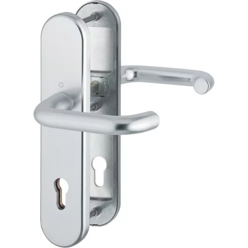 HOPPE PARIS biztonsági kilincsgarnitúra PZ92 77-82 mm ezüst