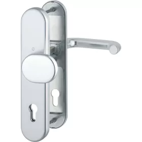   HOPPE PARIS biztonsági gomb/kilincs garnitúra PZ92 77-82 mm ezüst