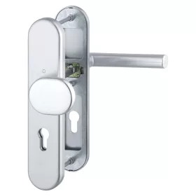   HOPPE AMSTERDAM biztonsági gomb/kilincs garnitúra PZ92 67-77 mm ezüst