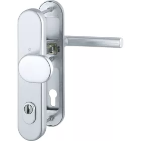   HOPPE AMSTERDAM biztonsági gomb/kilincs garnitúra PZ88 57-67 mm ezüst