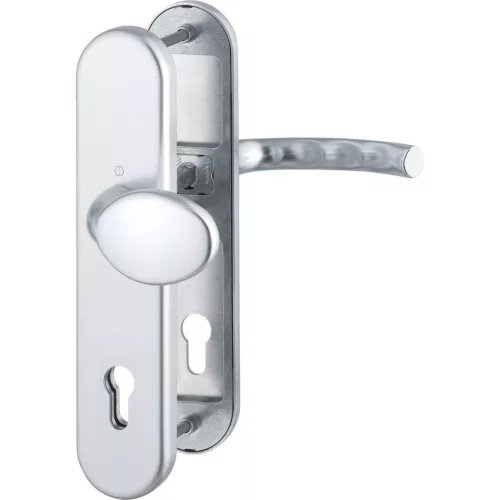 HOPPE TOKYO biztonsági gomb/kilincs garnitúra PZ88 67-72 mm ezüst