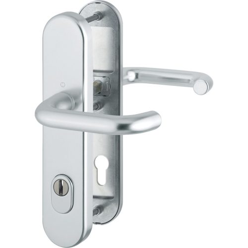 HOPPE PARIS biztonsági kilincsgarnitúra PZ88 42-47 mm ezüst