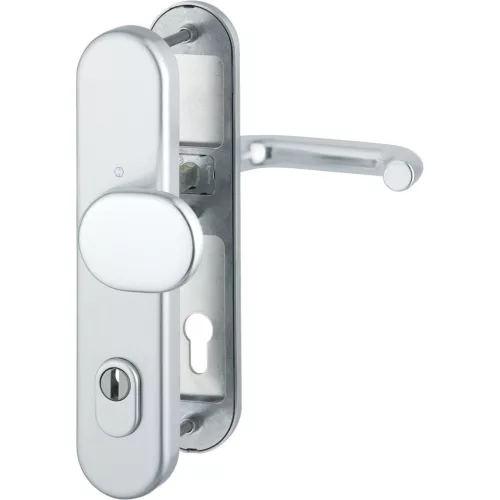 HOPPE PARIS biztonsági gomb/kilincs garnitúra PZ88 42-47 mm ezüst