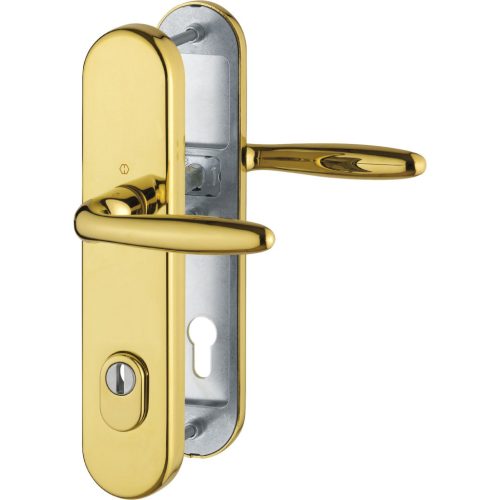 HOPPE VERONA biztonsági kilincsgarnitúra PZ88 57-67 mm fényes réz